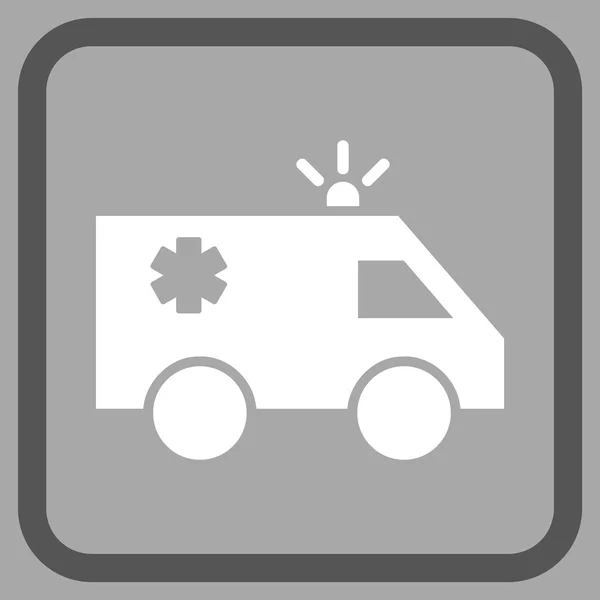 Emergency auto Vector Icon In een Frame — Stockvector