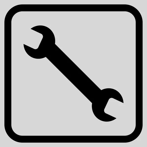 Llave Vector icono en un marco — Vector de stock