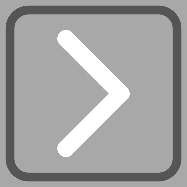 Richting rechts Vector Icon In een Frame — Stockvector