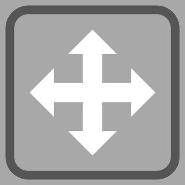 Bir çerçeve içinde vektör simgesini genişletin