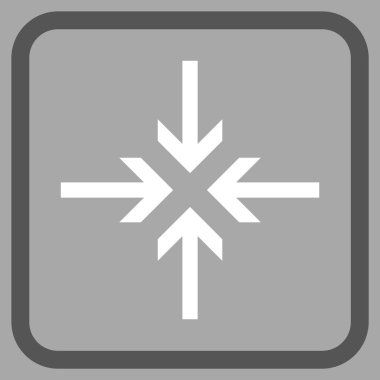 Oklar vektör simgesi bir çerçeve içinde azaltmak