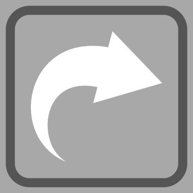 Vektör simgesi bir çerçeve içinde Yinele