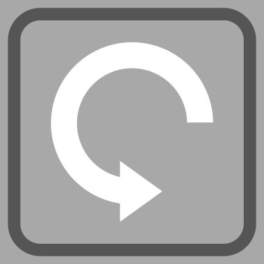 Doğru vektör simgesi bir çerçeve içinde döndürme