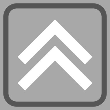 Vektör simgesi bir çerçeve içinde yukarı kayması