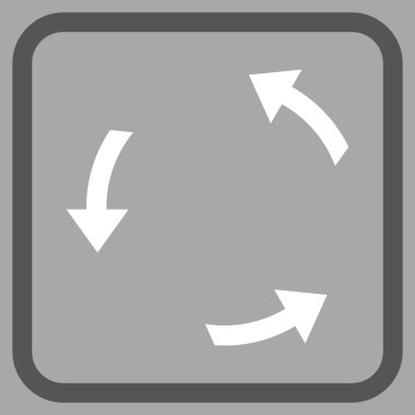 Bir çerçeve içinde CCW vektör simge döndürmek