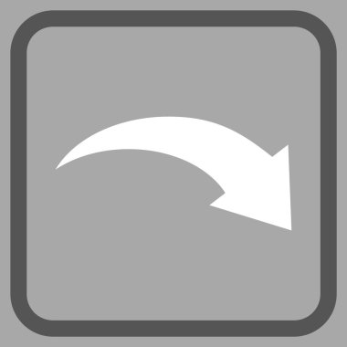 Vektör simgesi bir çerçeve içinde Yinele