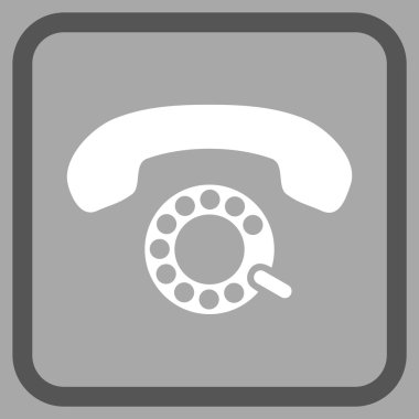 Darbeli aramayı vektör simgesi bir çerçeve içinde