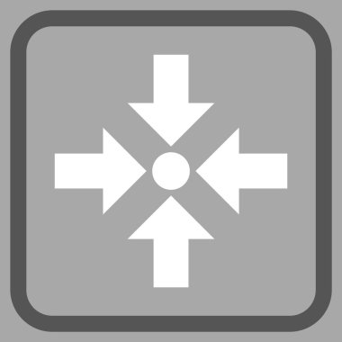 Oklar vektör simgesi bir çerçeve içinde küçültmek