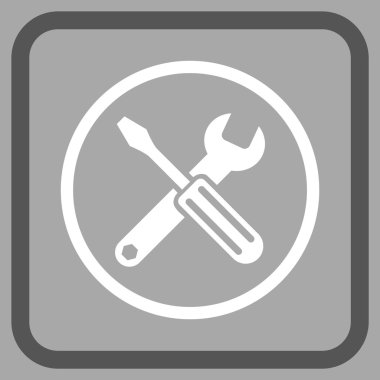 Seçenekleri vektör simgesi bir çerçeve içinde