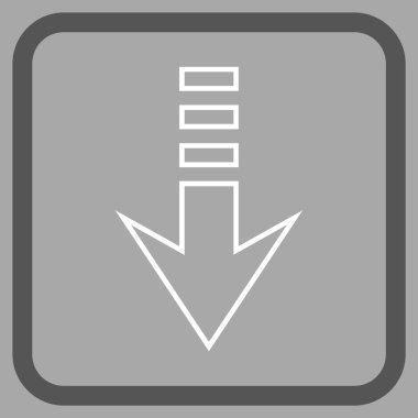 Vektör simgesi bir çerçeve içinde gönderin