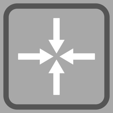 Etkisi oklar bir çerçeve içinde simge vektör