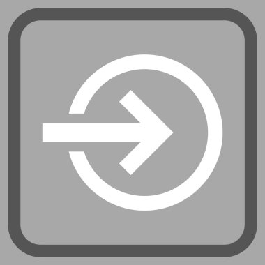 Alma vektör simgesi bir çerçeve içinde