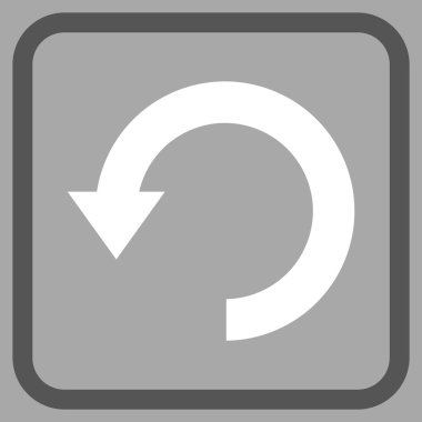 Vektör simgesi bir çerçeve içinde aşağı Döndür