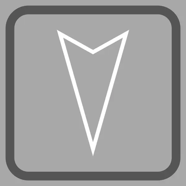 Ukazatel se vektorové ikony v rámečku — Stockový vektor