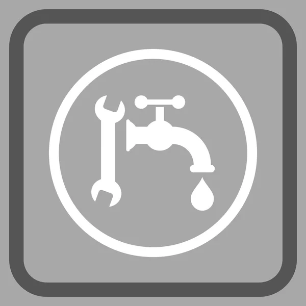 Sanitair Vector Icon In een Frame — Stockvector