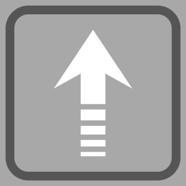 Vektör simgesi bir çerçeve içinde gönder