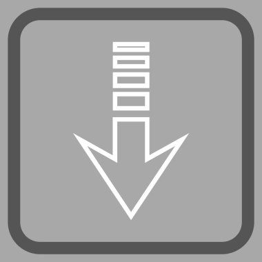 Vektör simgesi bir çerçeve içinde gönderin