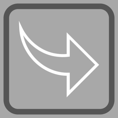 Vektör simgesi bir çerçeve içinde Yinele