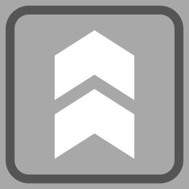 Vektör simgesi bir çerçeve içinde yukarı kayması