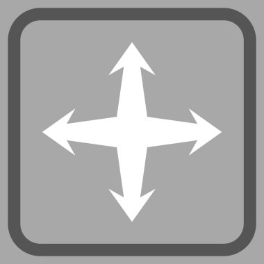 Bir çerçeve içinde vektör simgesini genişletin