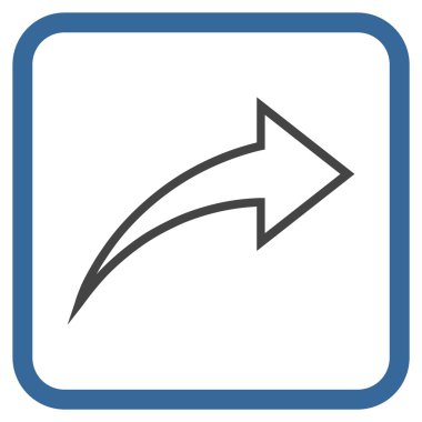 Vektör simgesi bir çerçeve içinde Yinele