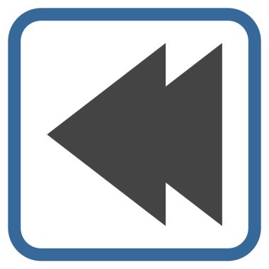 Sol vektör simgesi bir çerçeve içinde hareket