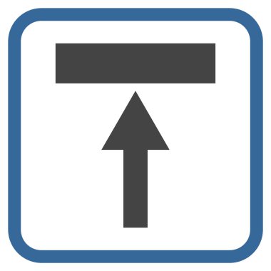 Top vektör simgesi bir çerçeve içinde hareket