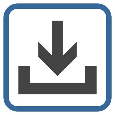 Vektör simgesi bir çerçeve içinde indirme