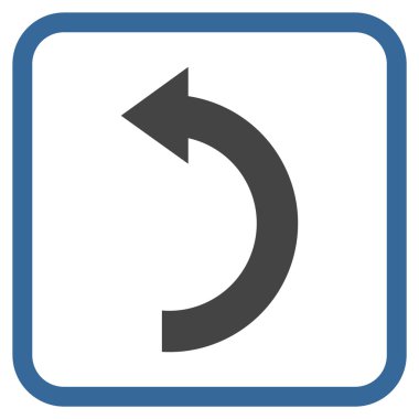 Sol vektör simgesi bir çerçeve içinde döndürme