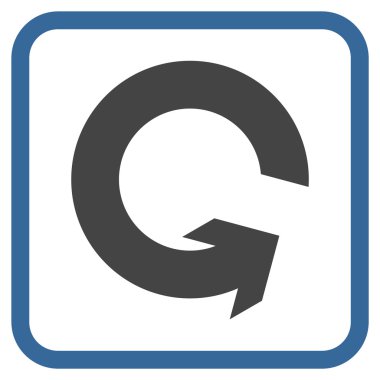 Bir çerçeve içinde CCW vektör simge döndürmek