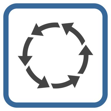 Bir çerçeve içinde CCW vektör simge döndürmek