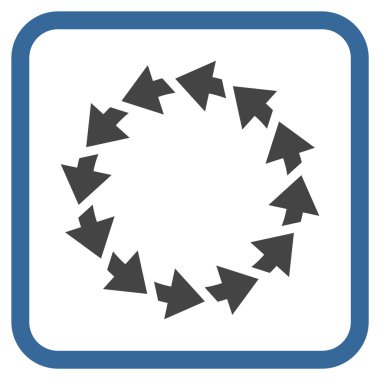 Bir çerçeve içinde CCW vektör simge döndürmek