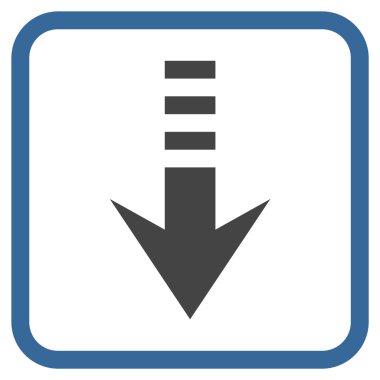 Vektör simgesi bir çerçeve içinde gönderin