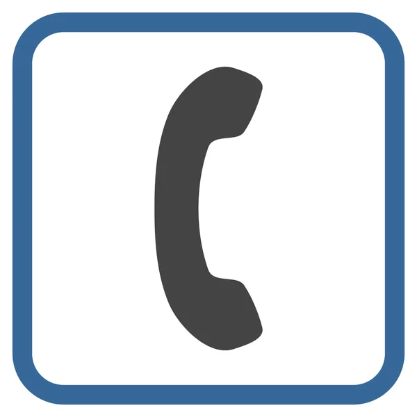 Векторная икона телефона в кадре — стоковый вектор