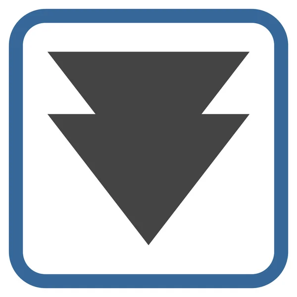 Vector Icon In een Frame omlaag — Stockvector