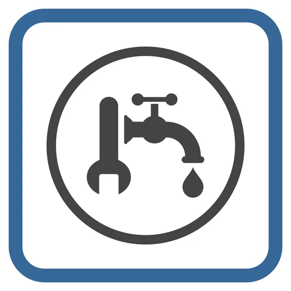 Sanitair Vector Icon In een Frame — Stockvector