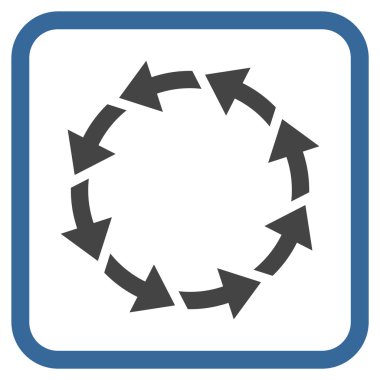 Bir çerçeve içinde CCW vektör simge döndürmek