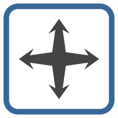 Bir çerçeve içinde vektör simgesini genişletin