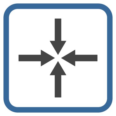 Etkisi oklar bir çerçeve içinde simge vektör