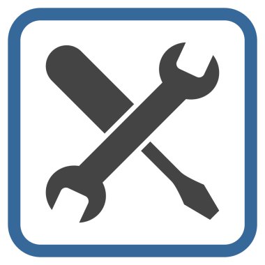 Vektör simgesi bir çerçeve içinde ayarlama