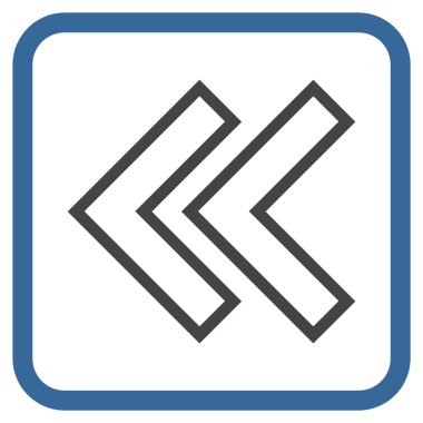 Shift Sol vektör simgesi bir çerçeve içinde