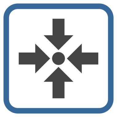 Oklar vektör simgesi bir çerçeve içinde küçültmek