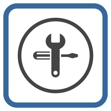 Vektör simgesi bir çerçeve içinde ayarlama