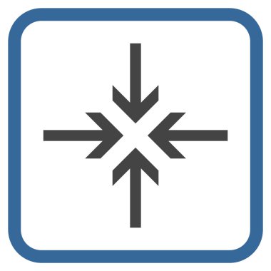 Oklar vektör simgesi bir çerçeve içinde azaltmak