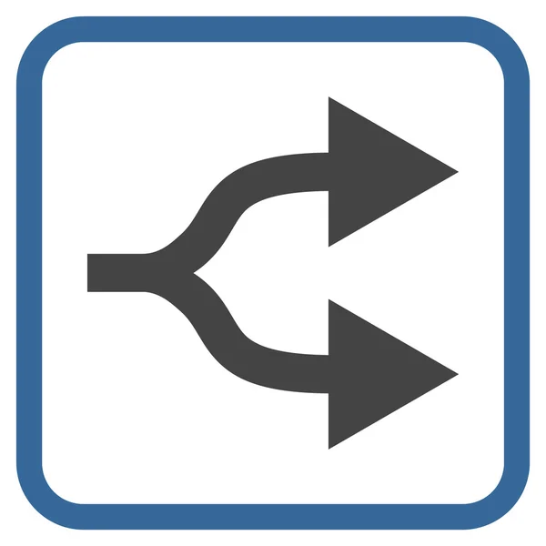 Split Arrows right Vector Icon — стоковый вектор