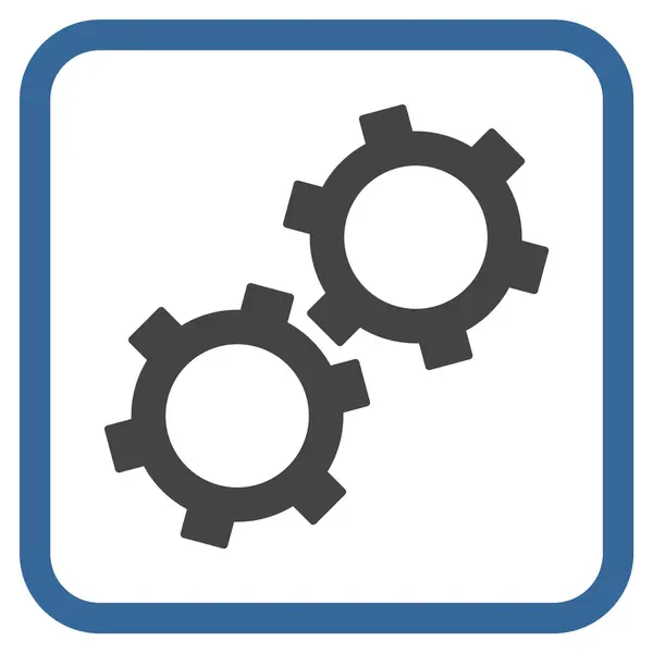 Vektorové ikony v rámu kola — Stockový vektor