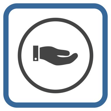 El vektör simgesi bir çerçeve içinde