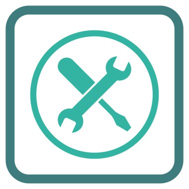 Vektör simgesi bir çerçeve içinde ayarlama