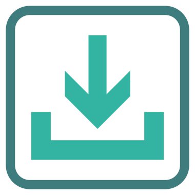 Vektör simgesi bir çerçeve içinde indirme