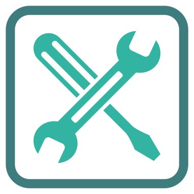 Vektör simgesi bir çerçeve içinde ayarlama